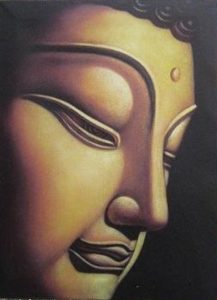 Boeddha Canvas voor Concentratie en Harmonie (middel)