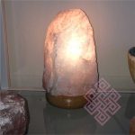 Feng Shui Edelstenen Lamp (Rozenkwarts) voor Liefde, Harmonie & Ontspanning