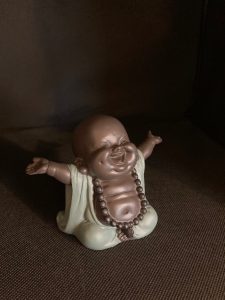 Lachende Welkom Baby Boeddha