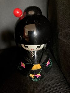 Kokeshi set zwart (3)