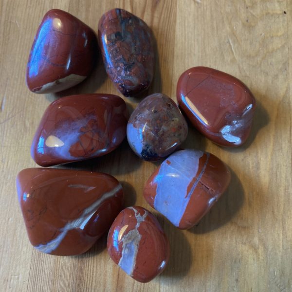 Trommelstenen Rode Jaspis Beccie (15-20 gr.)