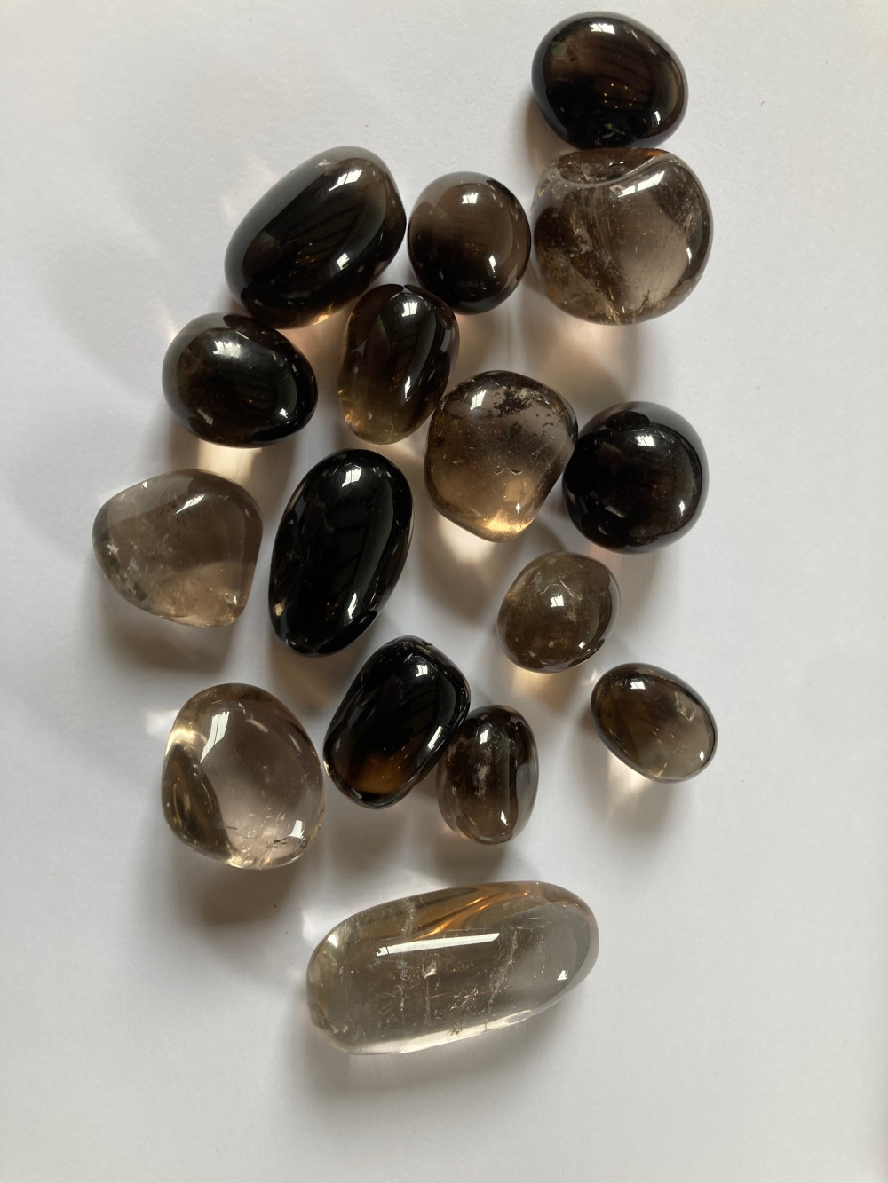 rookkwarts_1 Trommelstenen Rookkwarts (ca. 10 gr.) - Afbeelding 1